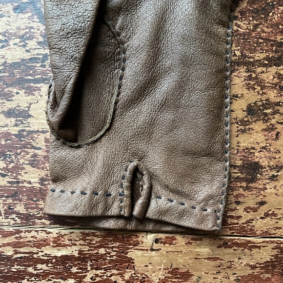 vintage leather driving gloves - Picture 4 of 11